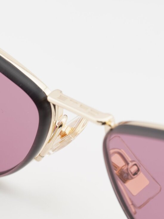 ETRO 0035/S 0000 W9 Cat Eye Sunglasses - Gold / Red main image 11
